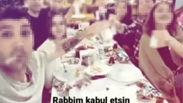 Alkol masasında Kadir Gecesi ile ilgili paylaşım yapan kişiler serbest bırakıldı