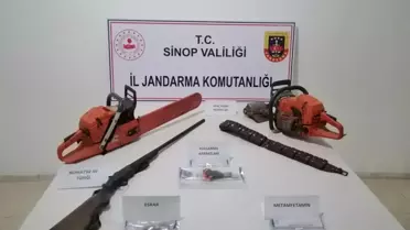 Son dakika haber: Sinop'ta uyuşturucu ve hırsızlık operasyonunda 3 zanlı yakalandı