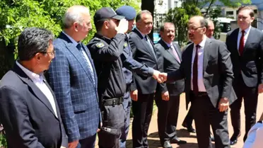 Mülkiye Başmüfettişliğine atanan Vali Güner'den veda ziyaretleri