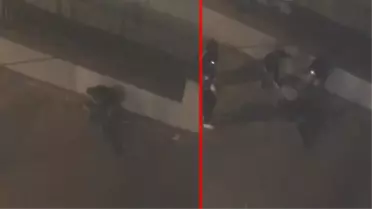 Öğrencisine cinsel içerikli fotoğraf yolladığı öne sürülen öğretmen sokak ortasında tekme tokat dayak yedi