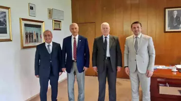 Rektör Çomaklı, Sıtkı Alp ile bir araya geldi