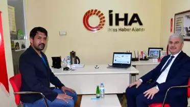 Vali Akın'dan İHA'ya ziyaret