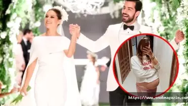 Ünlü Sosyetik Karnı Burnunda Pozlarını Paylaşarak Hamileliğini Duyurdu