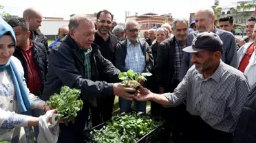 Seyhan Belediyesi'nden Çiftçiye Fide ve Fidan Desteği