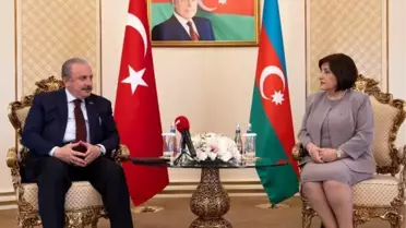 TBMM Başkanı Şentop, Azerbaycan Meclis Başkanı Gafarova ile görüştü