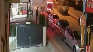 Bursa'da kamyonun 9 aracı biçtiği anlara ait yeni görüntüler ortaya çıktı