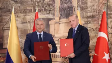 Cumhurbaşkanı Erdoğan, Kolombiya Cumhurbaşkanı Marquez ile ortak basın toplantısında konuştu Açıklaması