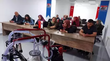 Kastamonu'da çiftçilere süt sığırcılığında sağım hijyeni eğitimi