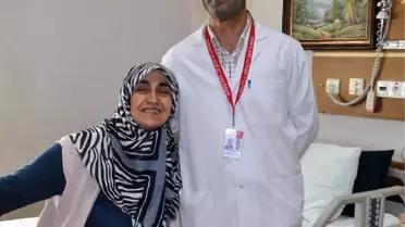 Karnından 3 kiloluk kitle çıkartıldı