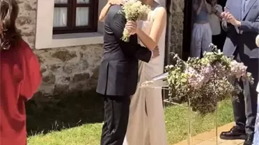 Oyuncu çift Melis Birkan ve Aras Aydın evlendi