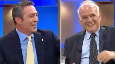 Ali Koç'tan canlı yayında Ahmet Çakar taklidi! Stüdyo kahkahalara boğuldu