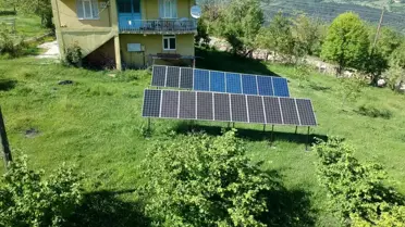 Kezban teyze güneş enerji santrali kurdu