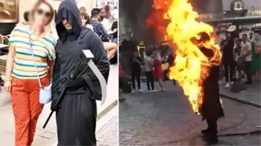 Galata'da kendisini yakan gencin olaydan önce ailesini arayıp 'kendimi yakacağım' dediği ortaya çıktı