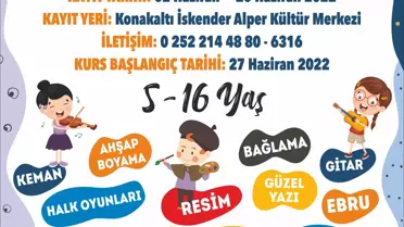 Menteşe Belediyesi'nin Yaz Kurslarına Kayıtlar Başladı