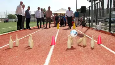 Çocuk oyunları şenliği renkli görüntülere sahne oldu