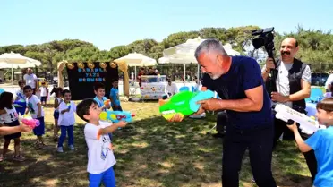 Manavgat'ta su savaşlı Babalar Günü etkinliği
