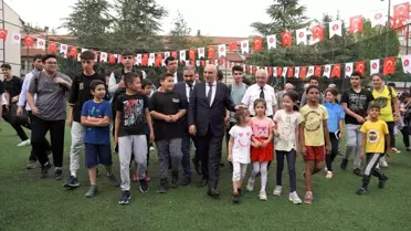 Keçiören Belediyesi'nden meslek lisesine halı saha