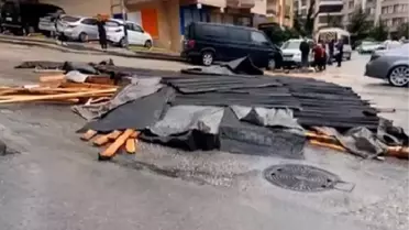 Ankara'da şiddetli yağmur; yollar göle döndü, evleri su bastı (2)