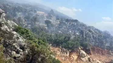 Kaş'ta makilik yangını (3)