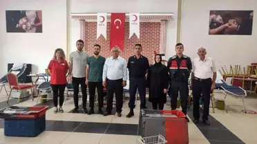 Ormanlı jandarma için kan verdi