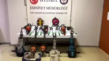 Sancaktepe'de iş yerlerinden 220 bin TL'lik hırdavat çalan şahıslar yakalandı