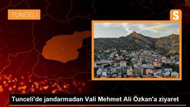 Tunceli'de jandarmadan Vali Mehmet Ali Özkan'a ziyaret