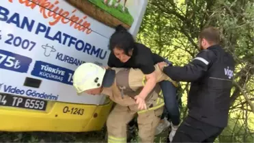 Sarıyer'de İETT otobüsü kaza yaptı: 6 yaralı