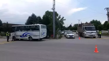 Yük ve yolcu taşıyan araçlar denetlendi