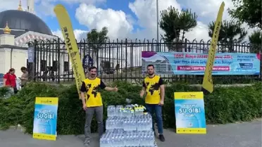 TYT'ye katılan öğrencilere 500 bin su dağıtıldı