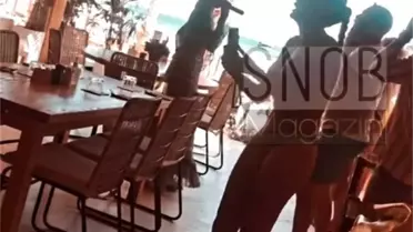 Her seferinde 'Arkadaşız' diyen Serenay Sarıkaya ile Umut Evirgen Mikanos'ta yakalandı! Partide eğlencenin dibine vurdular...