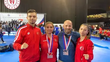 Muğlalı milli sporculardan Avrupa başarısı