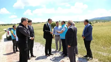 Vali Çelik, 'Çiftçilere elimizden gelen desteği vereceğiz '