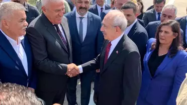 Başkan Atay, Kılıçdaroğlu'nu karşıladı