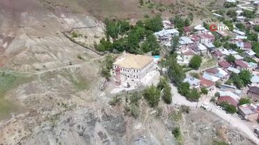 Tarihi Maden Hükümet Konağının restorasyon çalışmaları devam ediyor