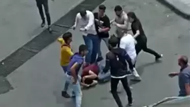 Tekirdağ'da Cumhurbaşkanı ve devlete hakaret edenlere meydan dayağı