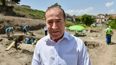 Başkent'te Devam Eden Arkeopark Kazılarında Roma Dönemi'ne Ait Eserler Bulundu