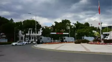 Marmaris yangınında görev yapan TOMA'lar uğurlandı