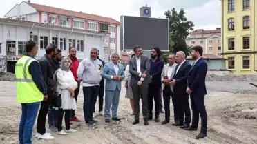 Meydan projesinde çalışmalar hızla devam ediyor