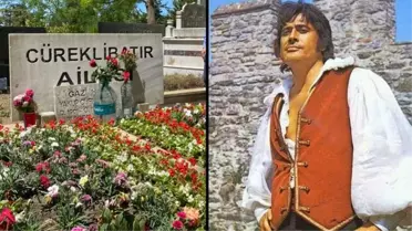 Yeşilçam efsanesi Cüneyt Arkın'a sevenlerinden büyük vefa! Mezarının başını 5 dakika boş bırakmıyorlar