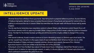 İngiliz istihbarat raporu: Rusya'nın odak noktası Donetsk Oblastı'nı ele geçirmeye yönelik olacak