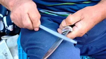 Bayram öncesinde bıçak ustalarında yoğunluk yaşanıyor