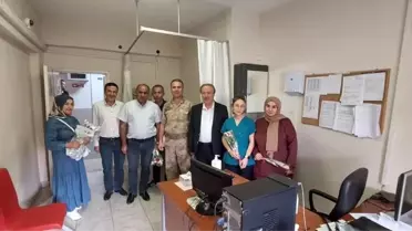 Başkan Arvas'tan sağlık çalışanlarına moral ziyareti