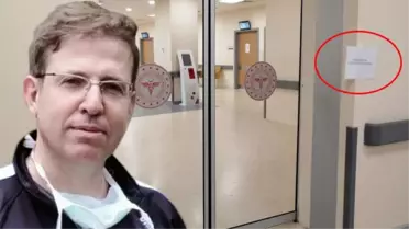 Doktor Ekrem Karakaya'nın öldürüldüğü kliniğin kapısına asıldı: Cenazemiz var, hasta bakılmayacaktır