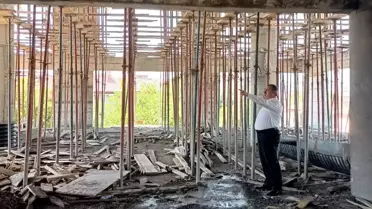 Müftü Çakır, inşaatı devam eden camilerde incelemelerde bulundu