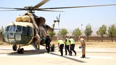 Mardin'de helikopterle trafik denetimi yapıldı