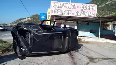 Son dakika haberi: Söke'de otomobil takla attı: 1 yaralı