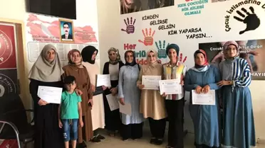 Dezavantajlı kadınlara aile eğitimi verildi