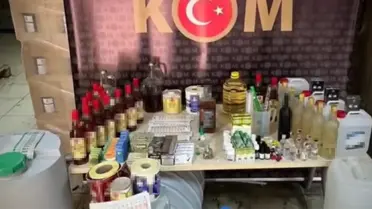 Sahte içki şebekesine operasyon: 32 gözaltı
