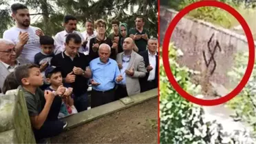 CHP'li Ekrem İmamoğlu'nun aile mezarlığındaki gamalı haç çizgilerinin sırrı belli oldu