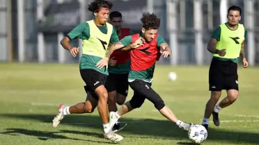 Bursaspor'da maç antrenmanı devam ediyor